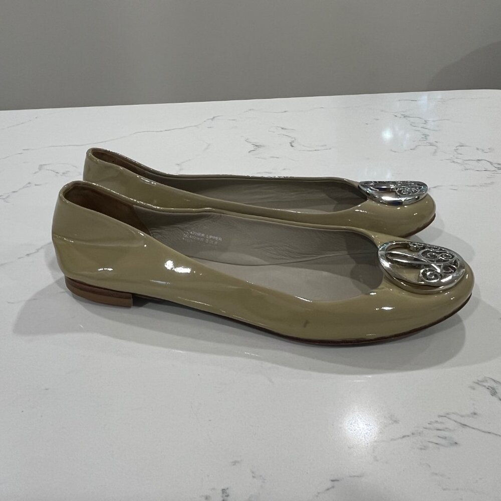 Donald J Pliner Lucky Beige Ballet Flats Size 6.5